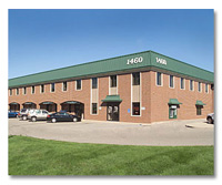 Image of the outside of the office building at  Rochester